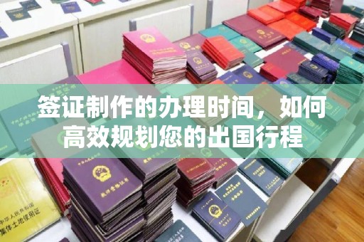远安签证制作的办理时间，如何高效规划您的出国行程