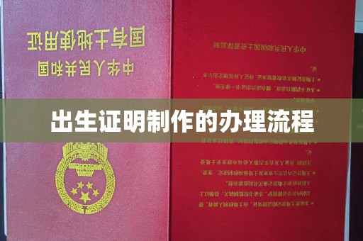 远安出生证明制作的办理流程