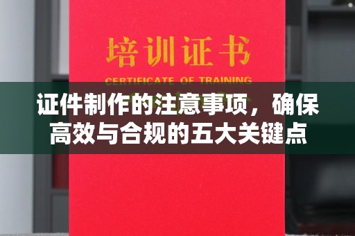 远安证件制作的注意事项，确保高效与合规的五大关键点
