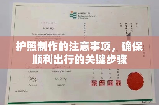 远安护照制作的注意事项，确保顺利出行的关键步骤