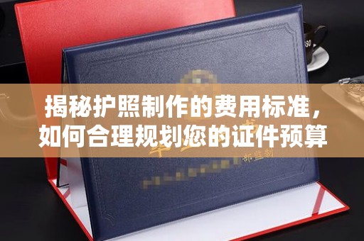 远安揭秘护照制作的费用标准，如何合理规划您的证件预算？