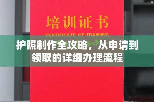 远安护照制作全攻略，从申请到领取的详细办理流程